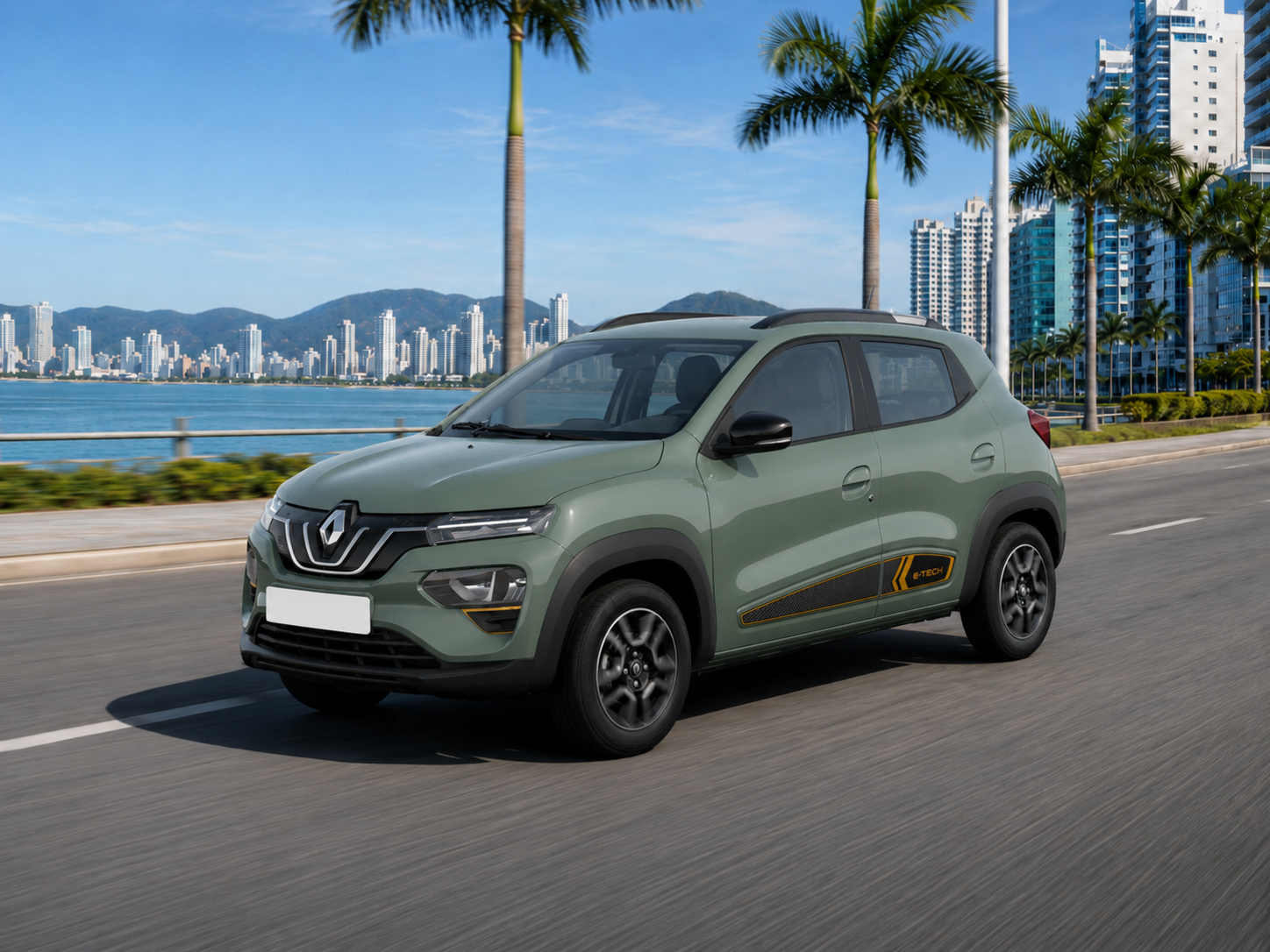 KWID ELETRICO disponível para locação